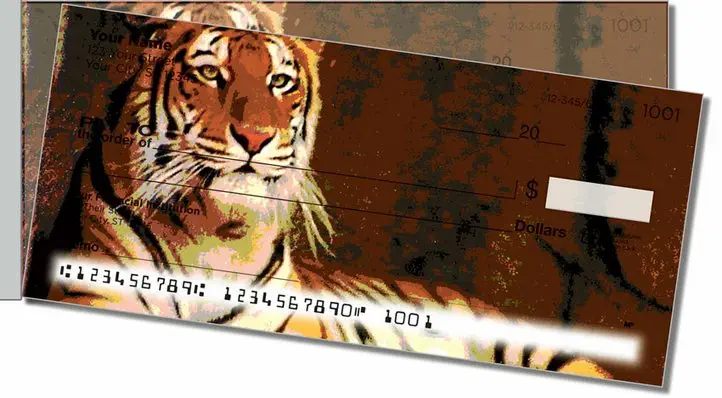 Zoo Animal Side Tear Personal Checks