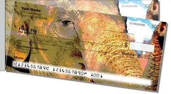 Zoo Animal Side Tear Personalized Checks